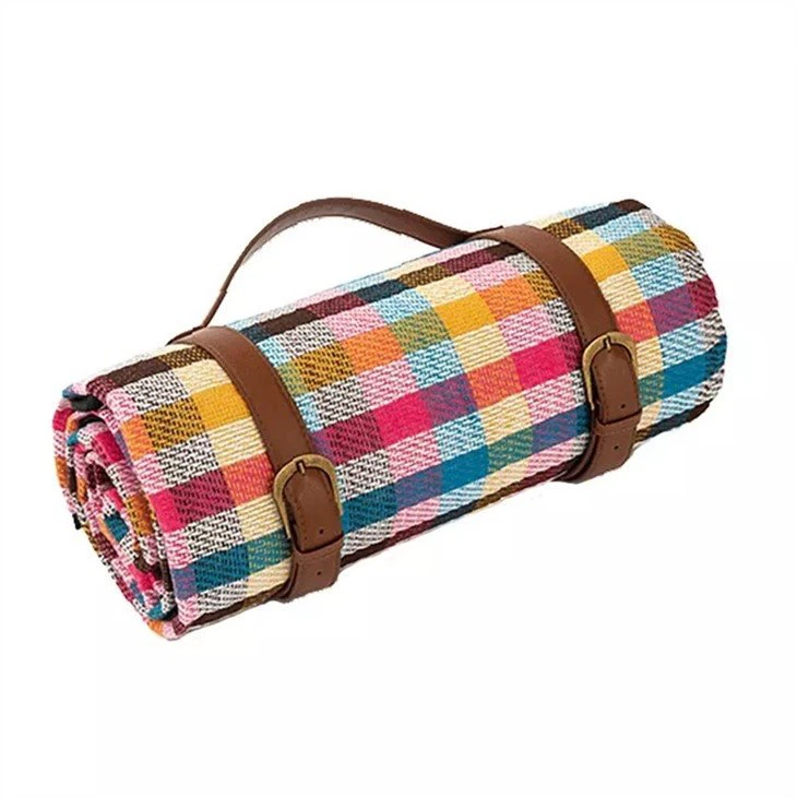 Waterproof Plaid Picnic Blanket Mat-5